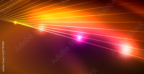 Shiny neon space background