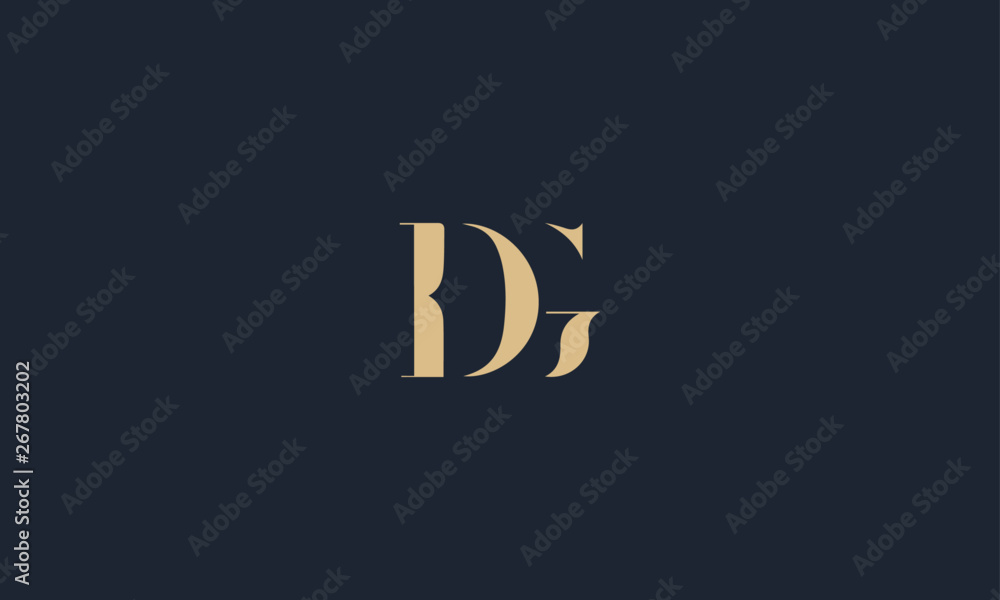 DG logo design template vector illustration DG logo design template vector illustration