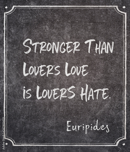  lover hate Euripides