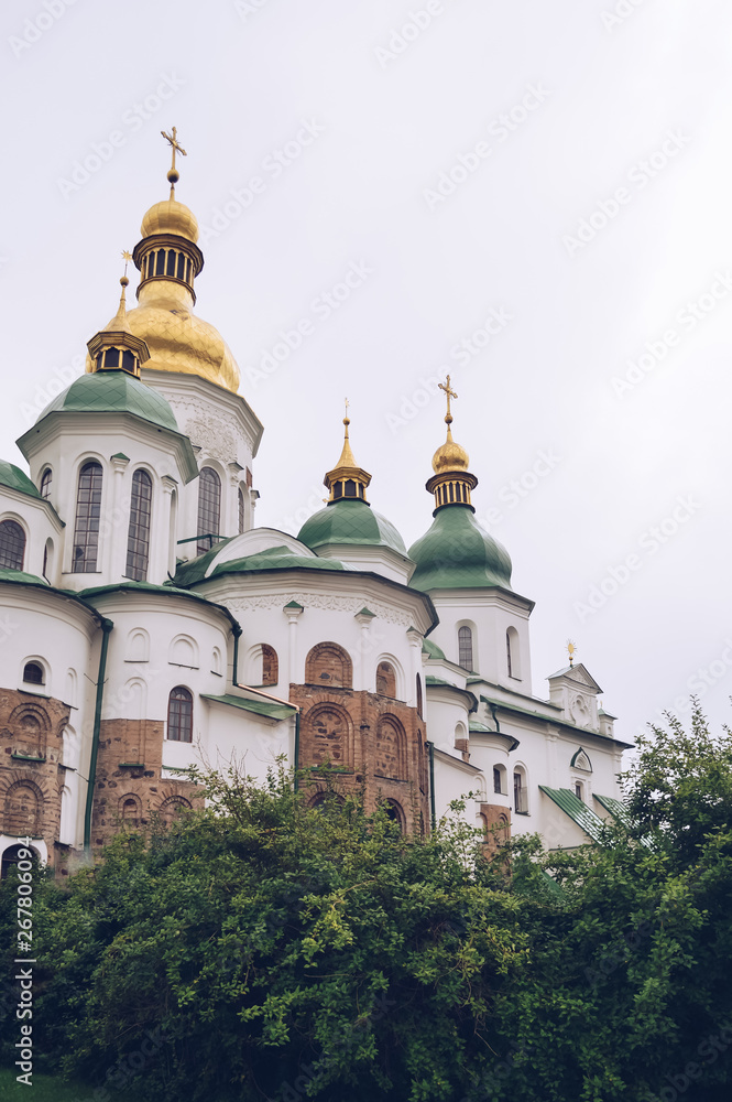 St. Sophia's Cathedral with restored parts