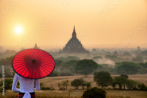 Tourism industry in Bagan Mandalay Myanmar