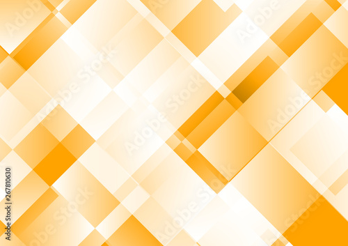 Abstract bright orange and yellow square background. rectangular be superimposed vector