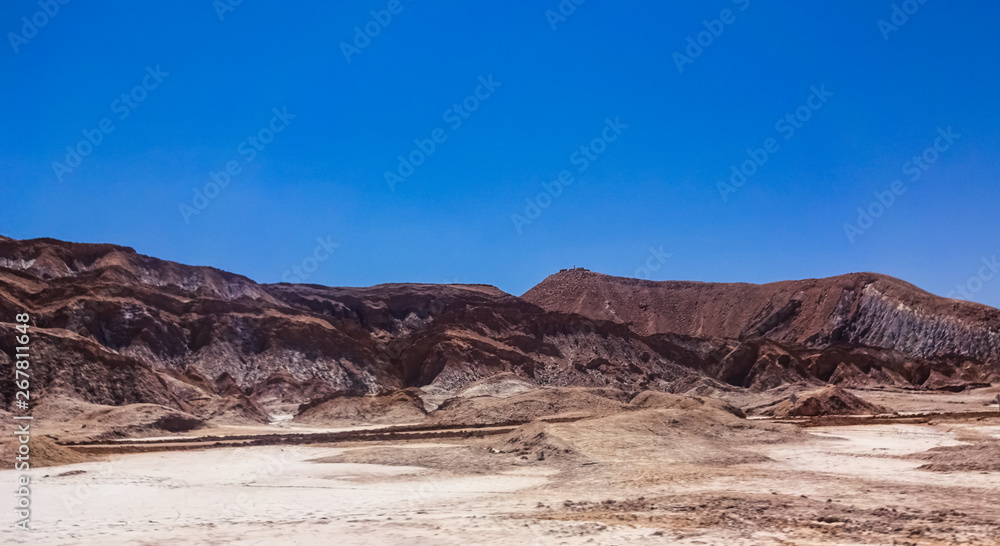 Valle de la Luna in Chile, Atacama desert Valle de la Luna in Chile, Atacama desert
