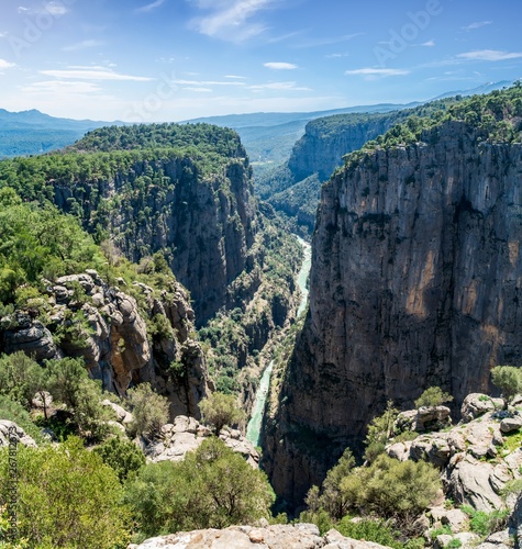 Tazi Canyon landscape from Manavgat, Antalya,Turkey