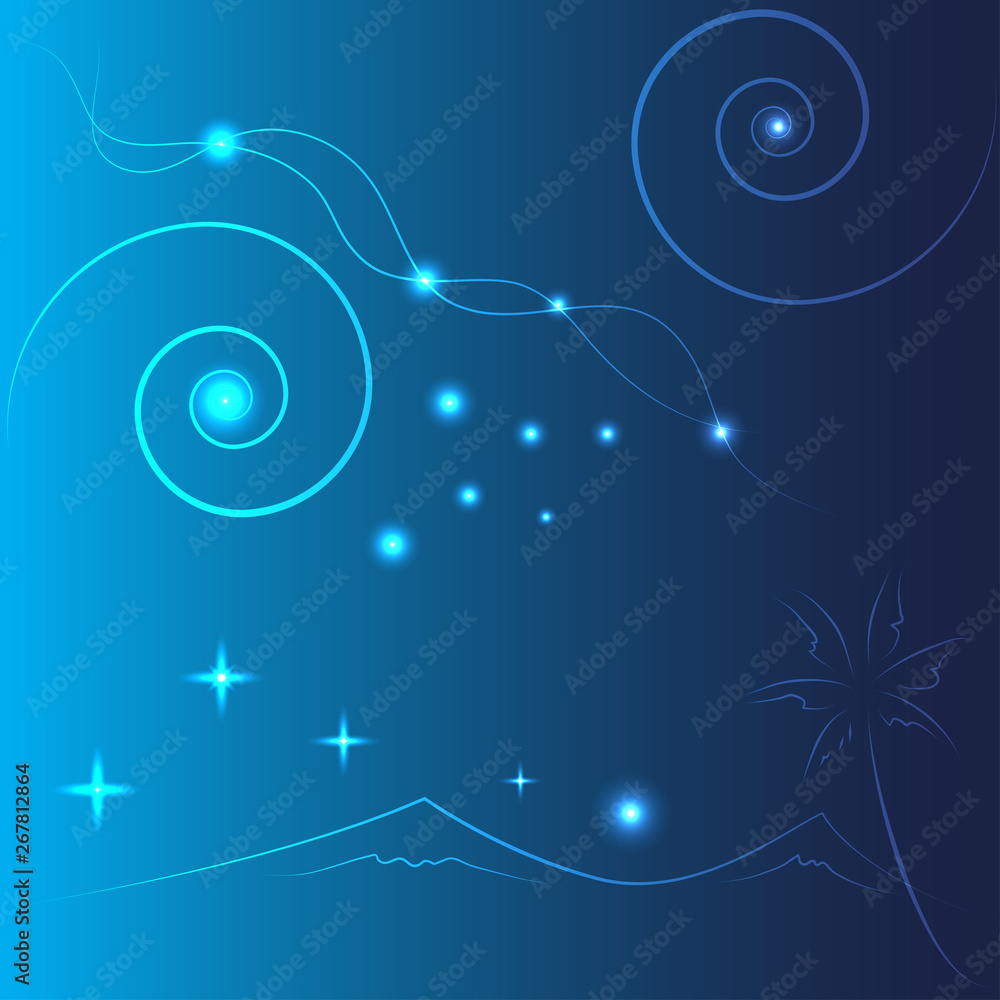 Abstract in blue background,vector illustrations Abstract in blue background,vector illustrations