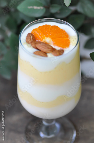 smoothie ,mango smoothie or mango yogurt smoothie