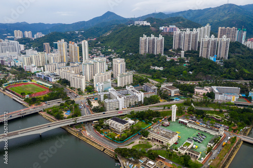 Photography Sha Tin,  Top view of Hong Kong building