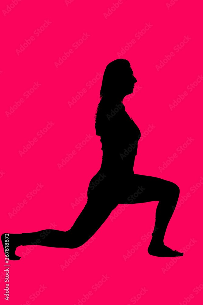 mujer en dos tonos y alto contraste