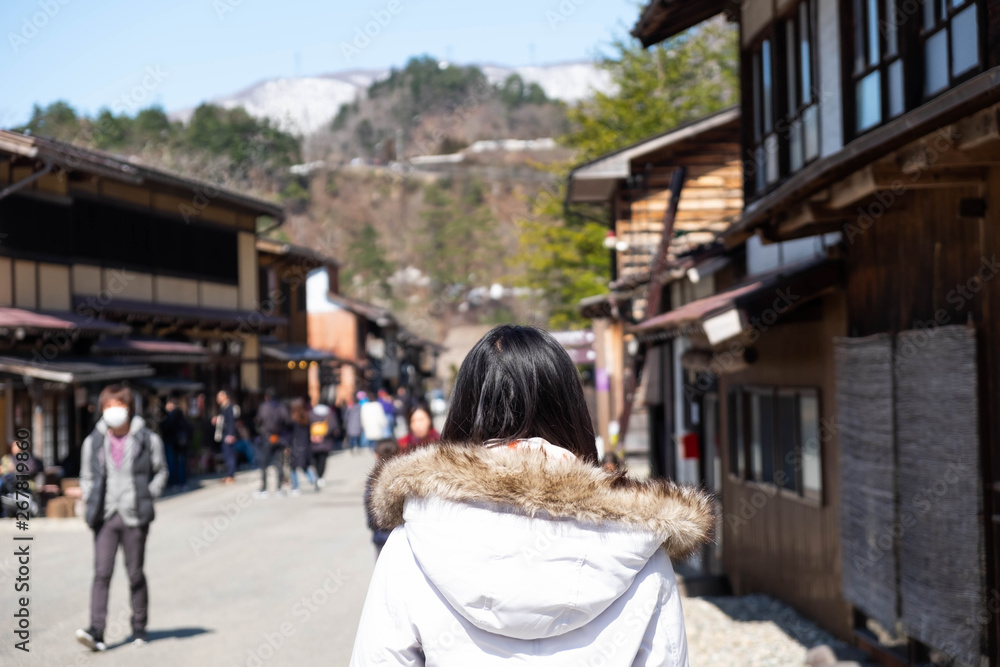 Japan - March 17th, 2018: The historic village of Shirakawa-go, a UNESCO World Heritage Site. Japan - March 17th, 2018: The historic village of Shirakawa-go, a UNESCO World Heritage Site.