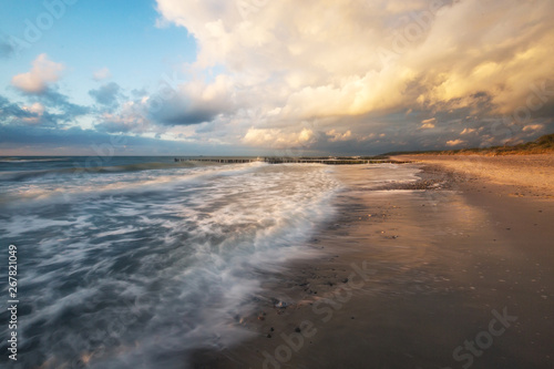 Ostsee - Baltic Sea ( Sonnenuntergang bei Sturm) - Langzeitbelichtung #1