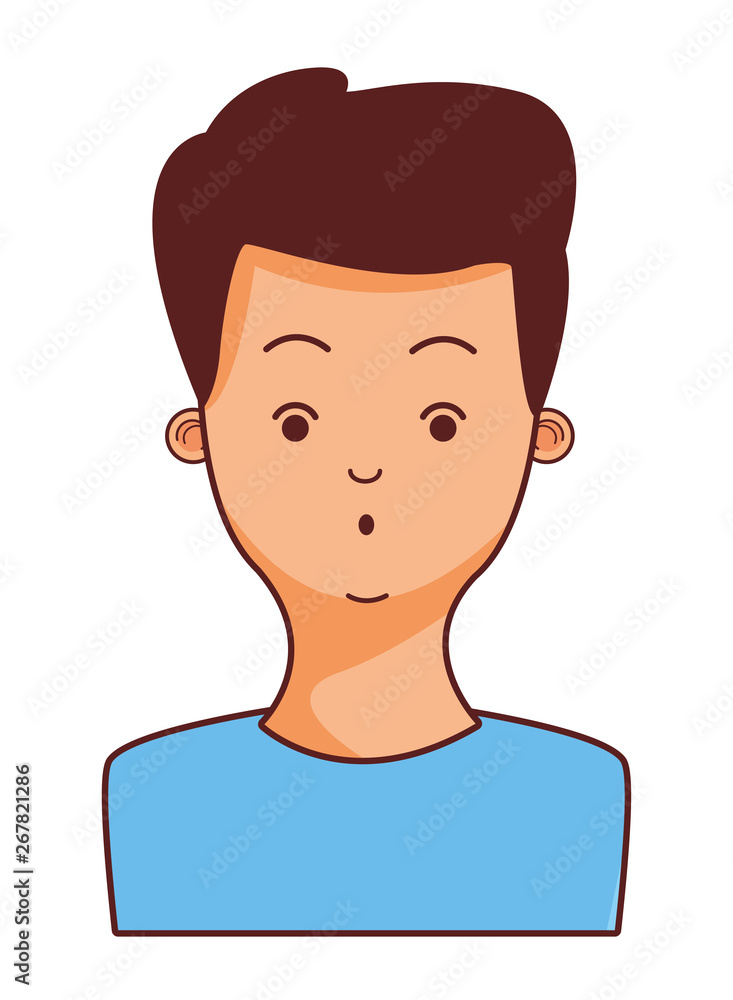 young man cartoon young man cartoon
