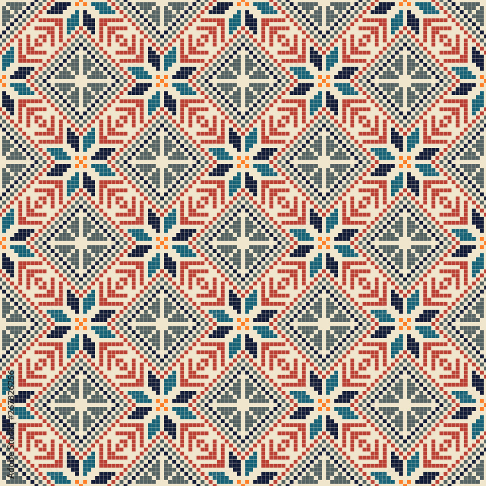 Palestinian embroidery pattern 166 Palestinian embroidery pattern 166