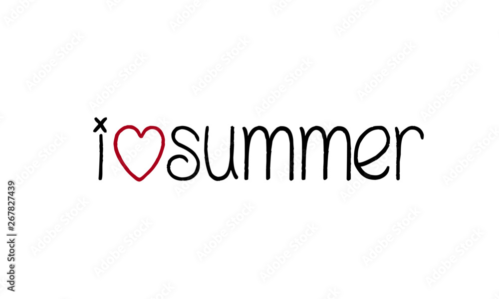 Summer special typography design for print or use as poster, flyer or T shirt