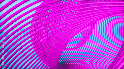 purple three-dimensional ri...