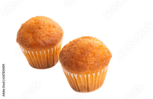 small cupcake isolated