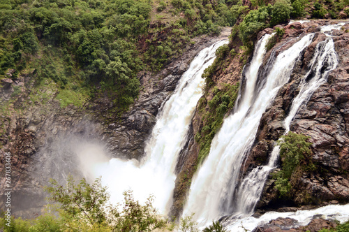 Fototapeta Naklejka Na Ścianę i Meble -  Shivanasamudra Falls in Karnataka