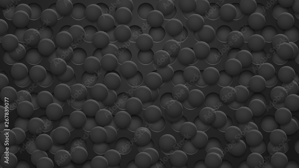 Abstract background of holes and circles with shadows in black colors Abstract background of holes and circles with shadows in black colors
