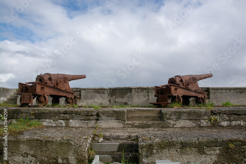 Scene frem Tre Kroner fortress located in Copenhagen Denmark photo