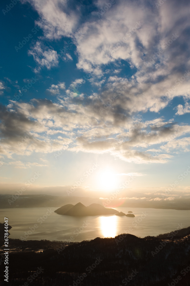 北海道洞爺湖の風景