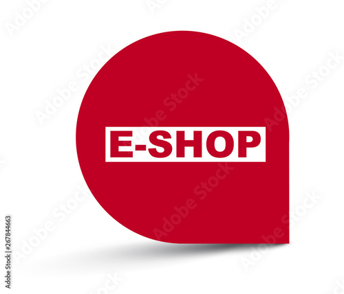 red vector banner eshop