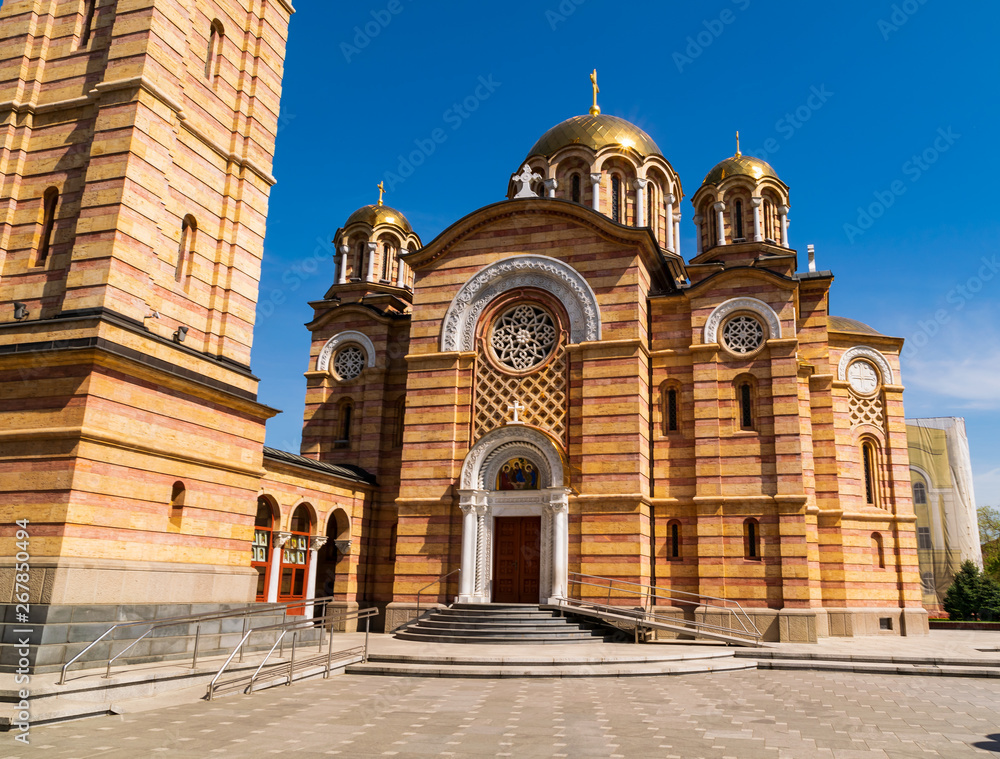 Die Orthodoxe Kathedrale vom Christ dem Erlöser in Banja Luka, Bosnien und Herzegovina 