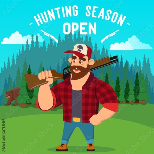 Hunter With Rifle