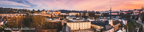 Wonderful view over the old city of Luxembourg