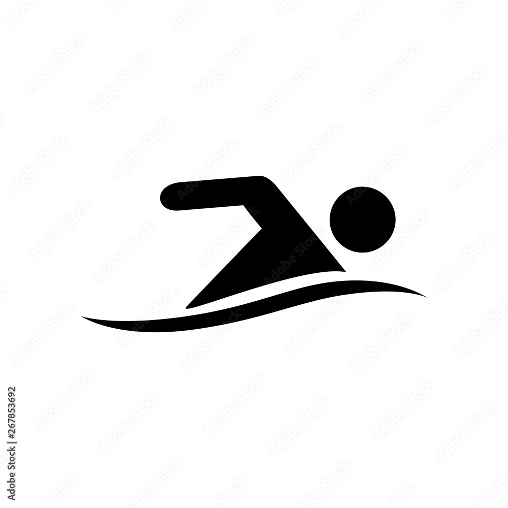 Swimming icon. Vector Illustration design. EPS10 Swimming icon. Vector Illustration design. EPS10