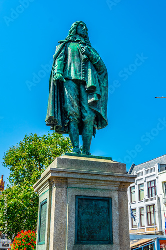Statue of Johan de Witt in the Hague, Netherlands photo