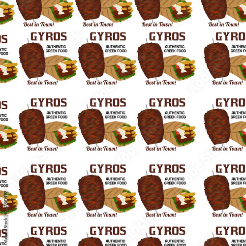 Gyros pattern texture design