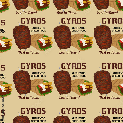 Gyros pattern texture design