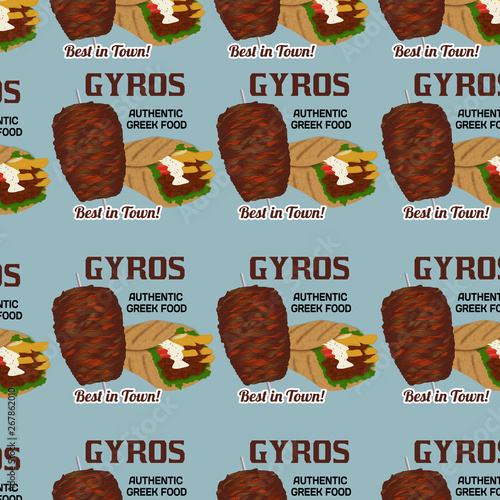 Gyros pattern texture design
