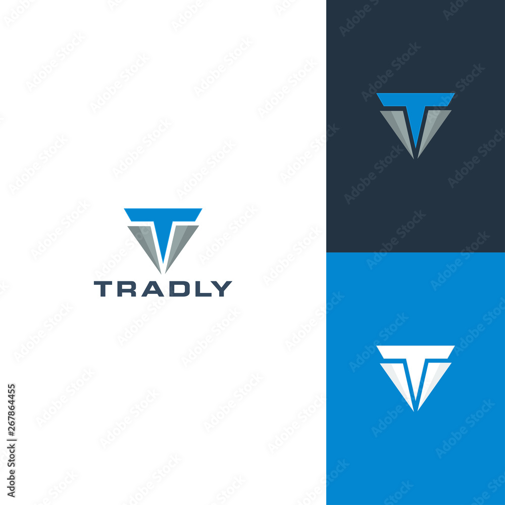 Letter T logo template design - vector Letter T logo template design - vector