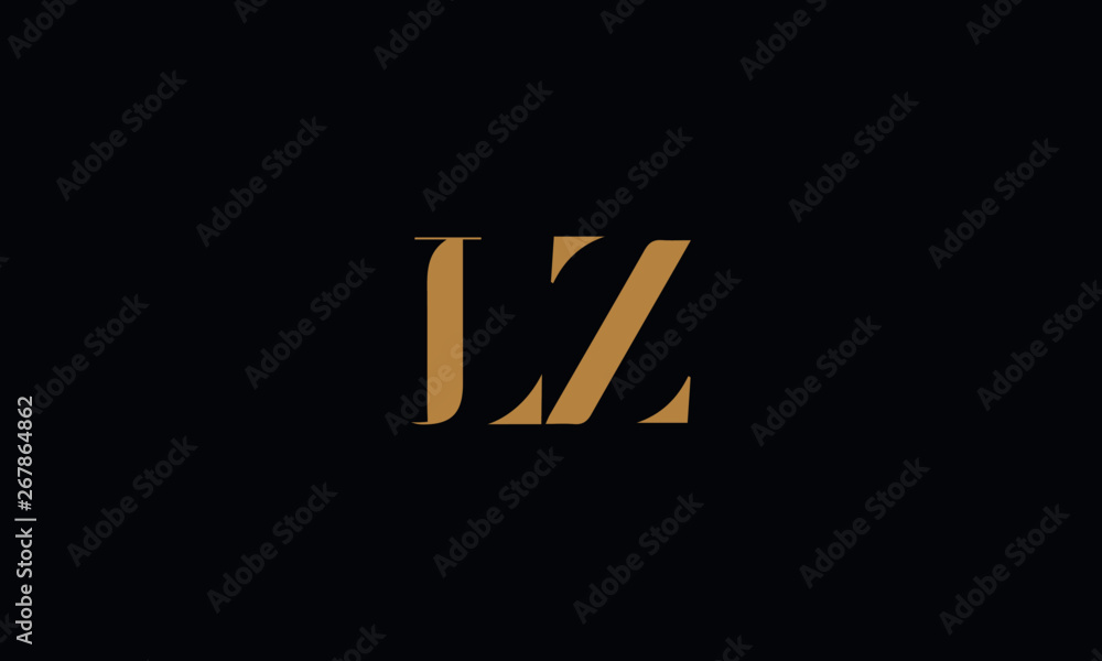 LZ logo design icon template vector illustration minimal design LZ logo design icon template vector illustration minimal design