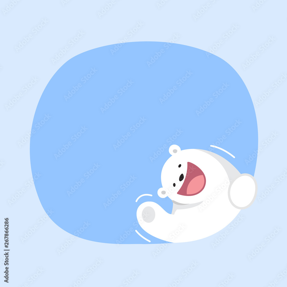 white bear cartoon character cute on blue pastel color background for banner copy space empty, white bear on speech bubble template, empty banner teddy bear mascot cartoon beautiful Stock Vector | Adobe white bear cartoon character cute on blue pastel color background for banner copy space empty, white bear on speech bubble template, empty banner teddy bear mascot cartoon beautiful Stock Vector | Adobe