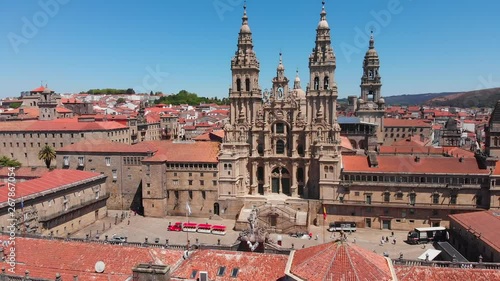 Santiago de Compostela Cathedral and Obradoiro plaza photo