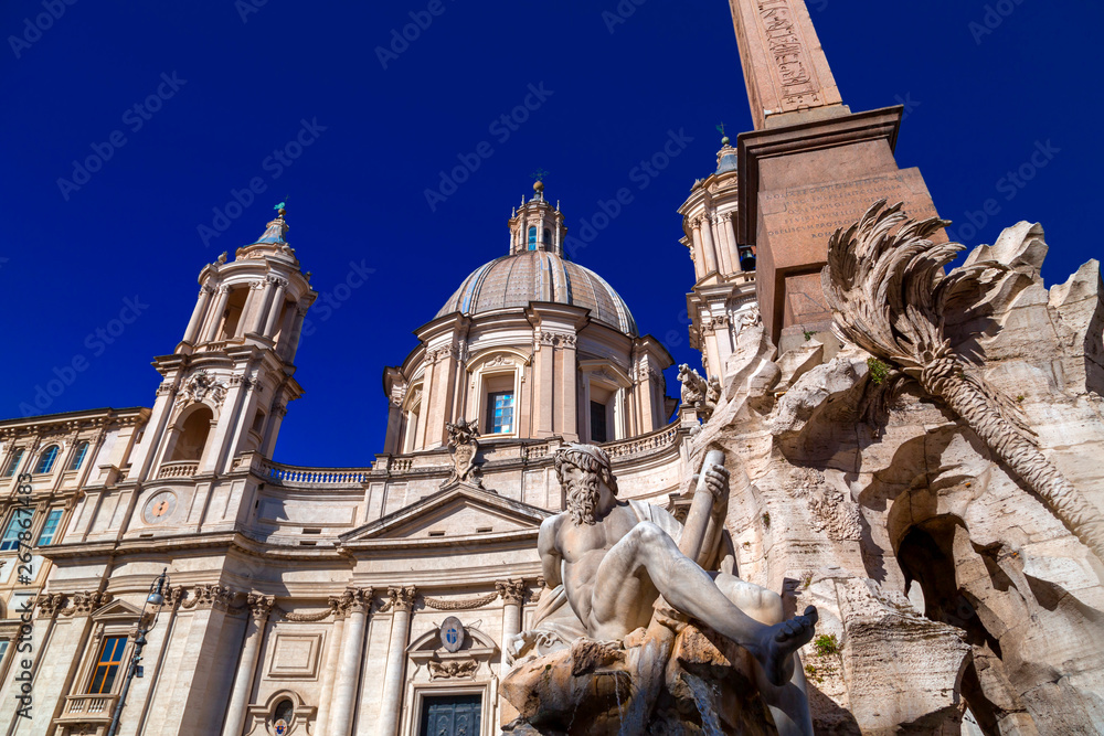 Fototapeta premium Navona Square in Rome, Italy.