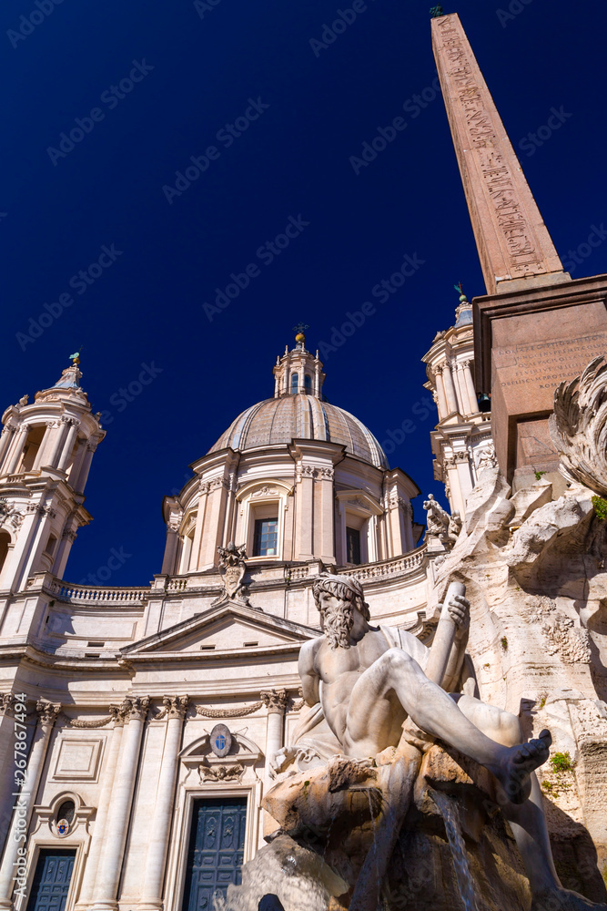 Navona Square in Rome, Italy.