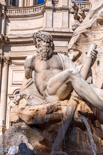 Navona Square in Rome, Italy.