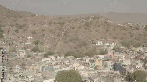 Ajmer, India, 4k aerial drone footage, ungraded/flat photo