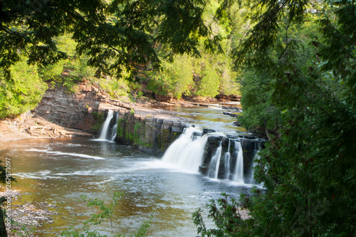 Manabezho Falls, Porcupine Mountains Wilderness State Park, Michigan photo