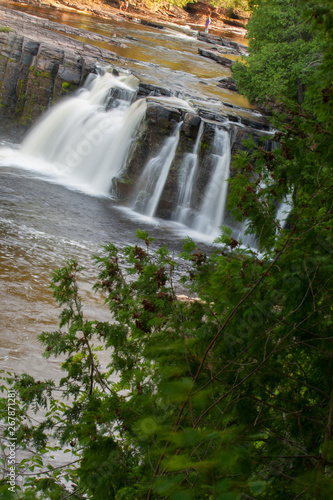 Manabezho Falls, Porcupine Mountains Wilderness State Park, Michigan photo