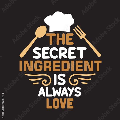 Cooking quote and saying good for print collections