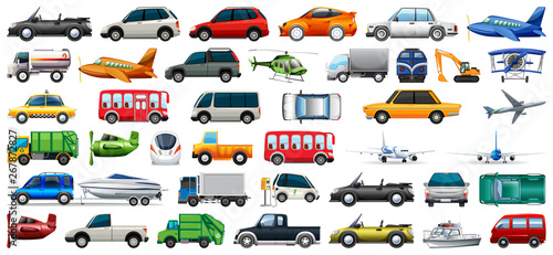 Set of transportation vehicle
