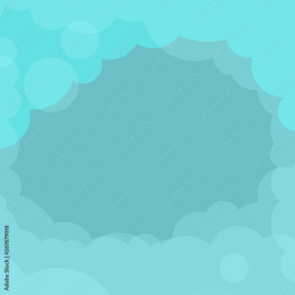 Colorful cloudy design space Colorful cloudy design space