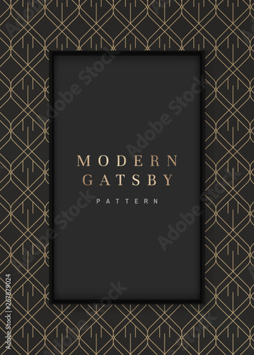 Gatsby patterned frame