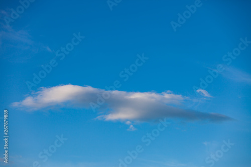 Blue sky with cloud.