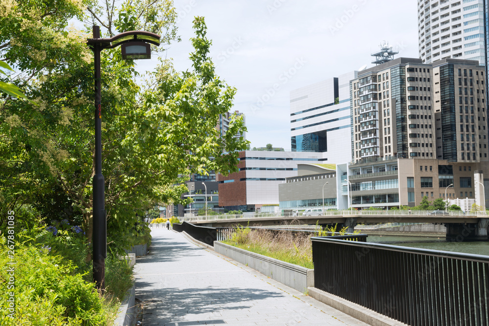 Obraz premium 中之島遊歩道