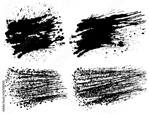 書道 しぶき 毛筆イラスト ブラックフライデー Stock Vector Adobe Stock