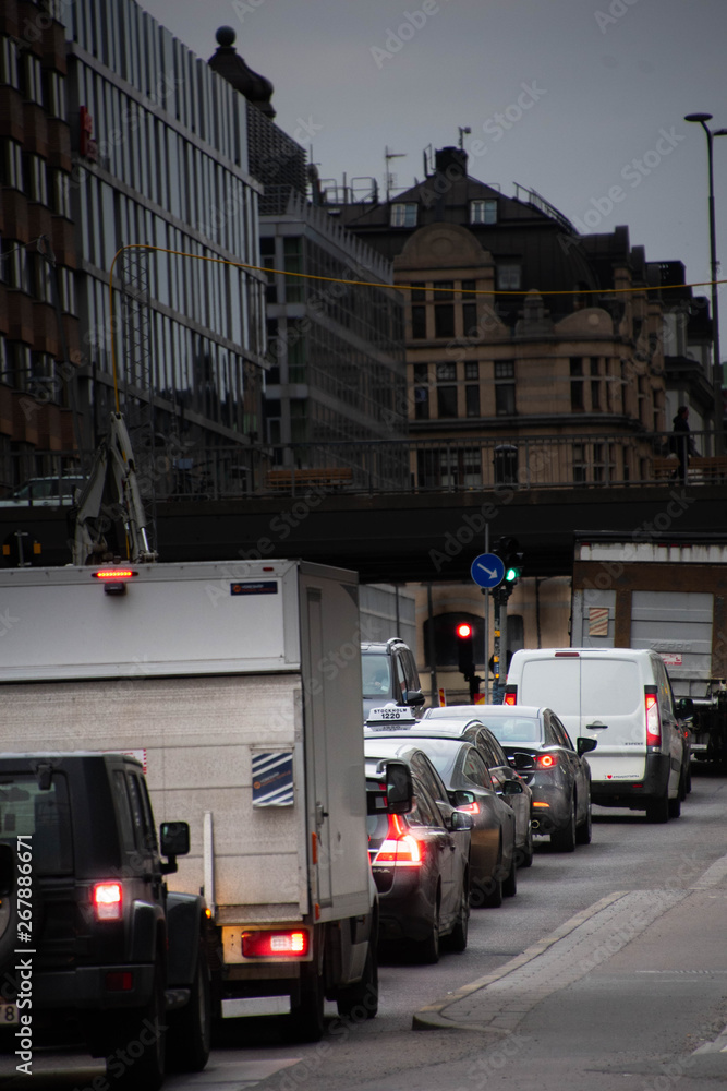Cars in traffic Cars in traffic